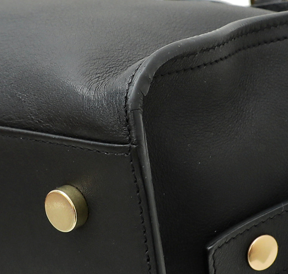 YSL Black Monogram Baby Cabas Bag-YSL-THE CLOSET