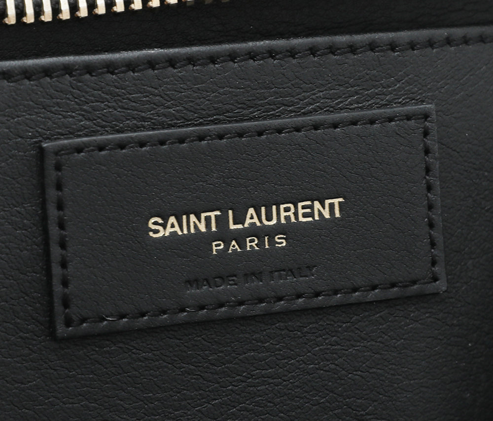 YSL Black Monogram Cabas Small Tote Bag-YSL-THE CLOSET