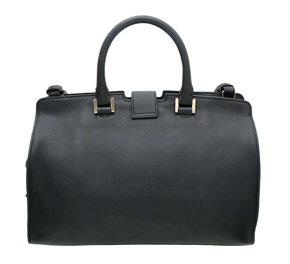 YSL Black Monogram Cabas Small Tote Bag-YSL-THE CLOSET