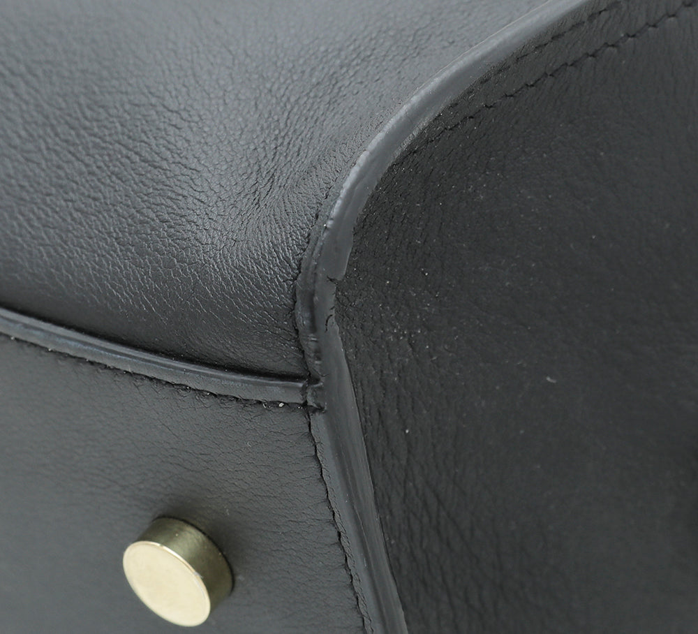 YSL Black Monogram Cabas Small Tote Bag-YSL-THE CLOSET