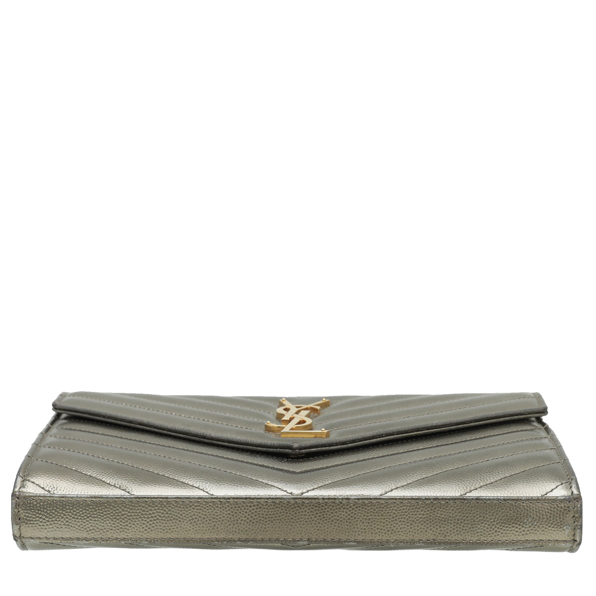 YSL Bronze Monogram Envelope Wallet On Chain – The Closet