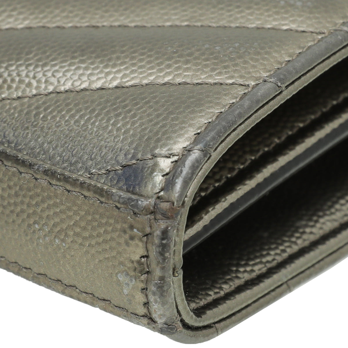 YSL Bronze Monogram Envelope Wallet On Chain-YSL-THE CLOSET