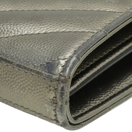 YSL Bronze Monogram Envelope Wallet On Chain – The Closet