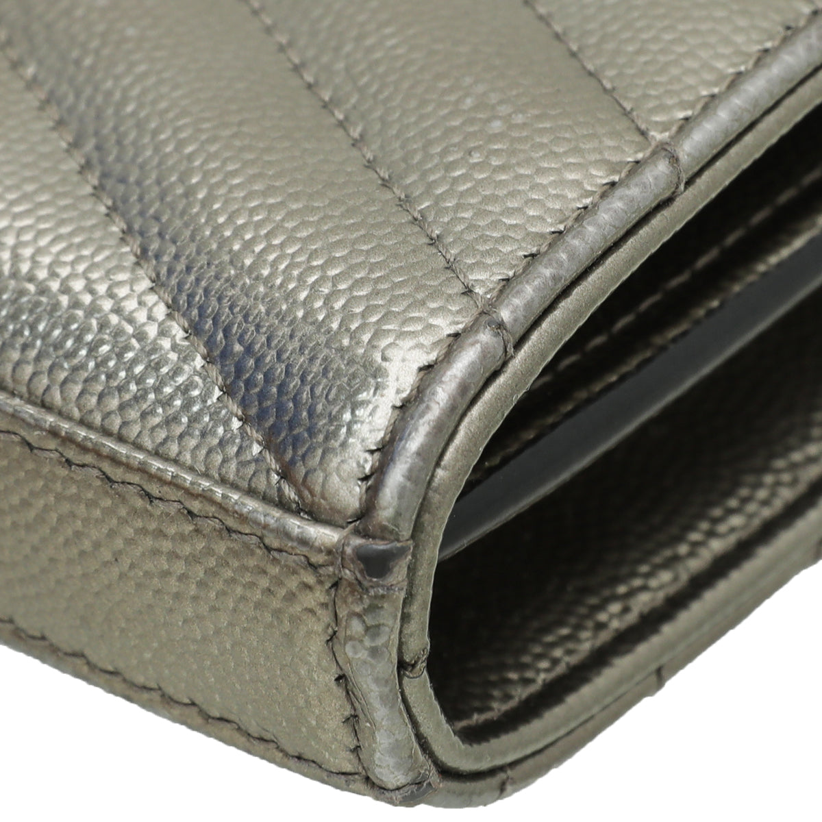 YSL Bronze Monogram Envelope Wallet On Chain-YSL-THE CLOSET