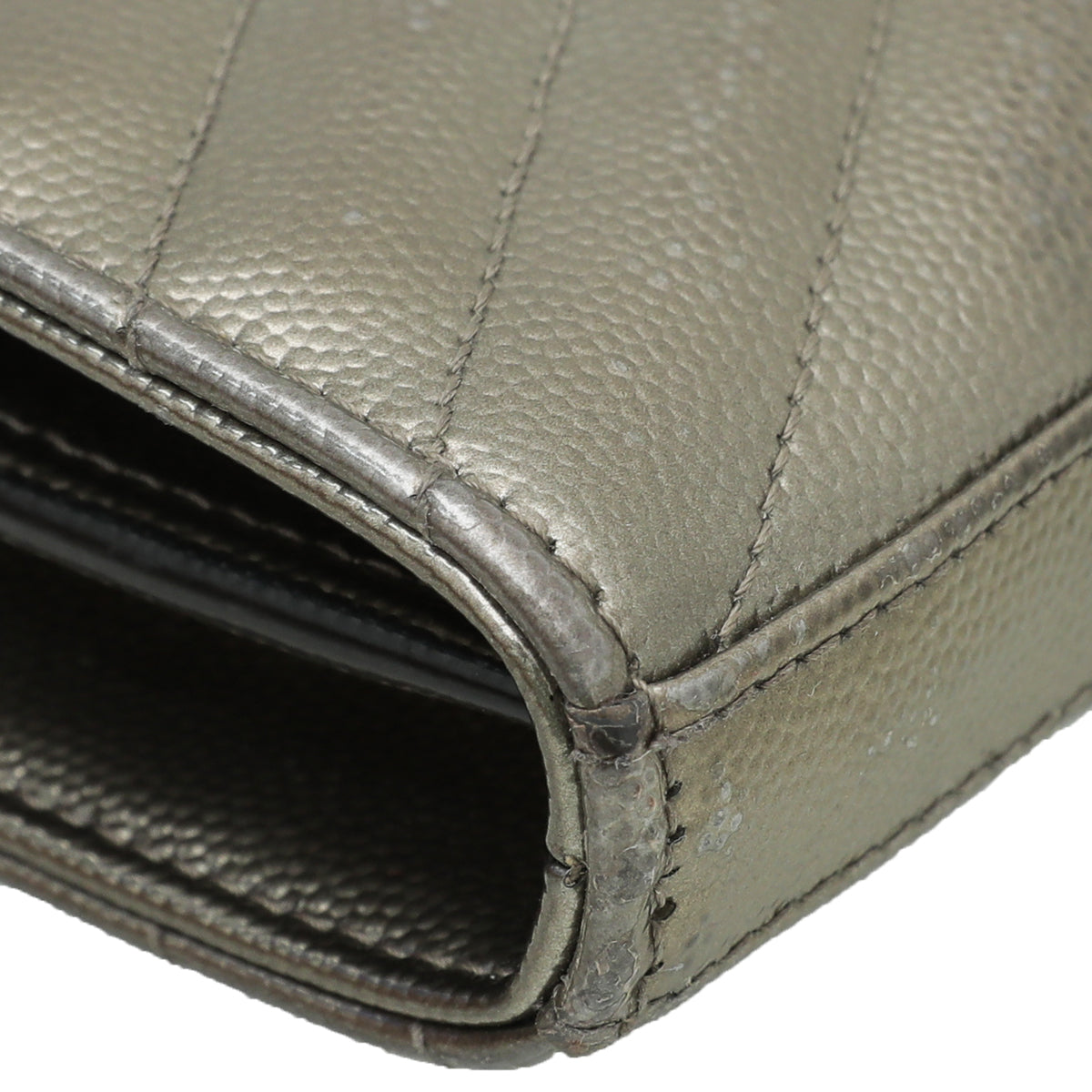 YSL Bronze Monogram Envelope Wallet On Chain-YSL-THE CLOSET