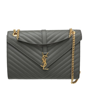 ysl monogram monogram رفرف حقيبة كبيرة