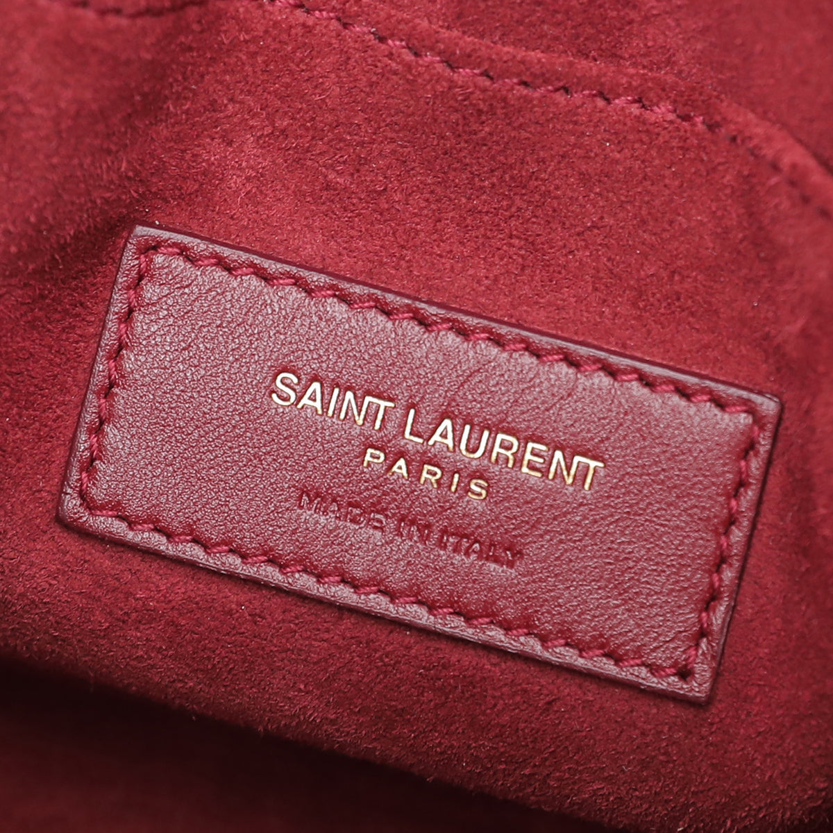 YSL Bordeaux Nano Ostrich Sac De Jour Bag-YSL-THE CLOSET