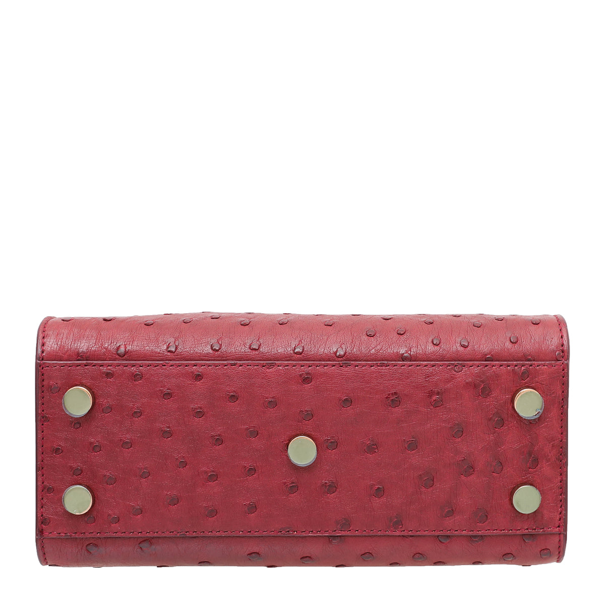 YSL Bordeaux Nano Ostrich Sac De Jour Bag-YSL-THE CLOSET