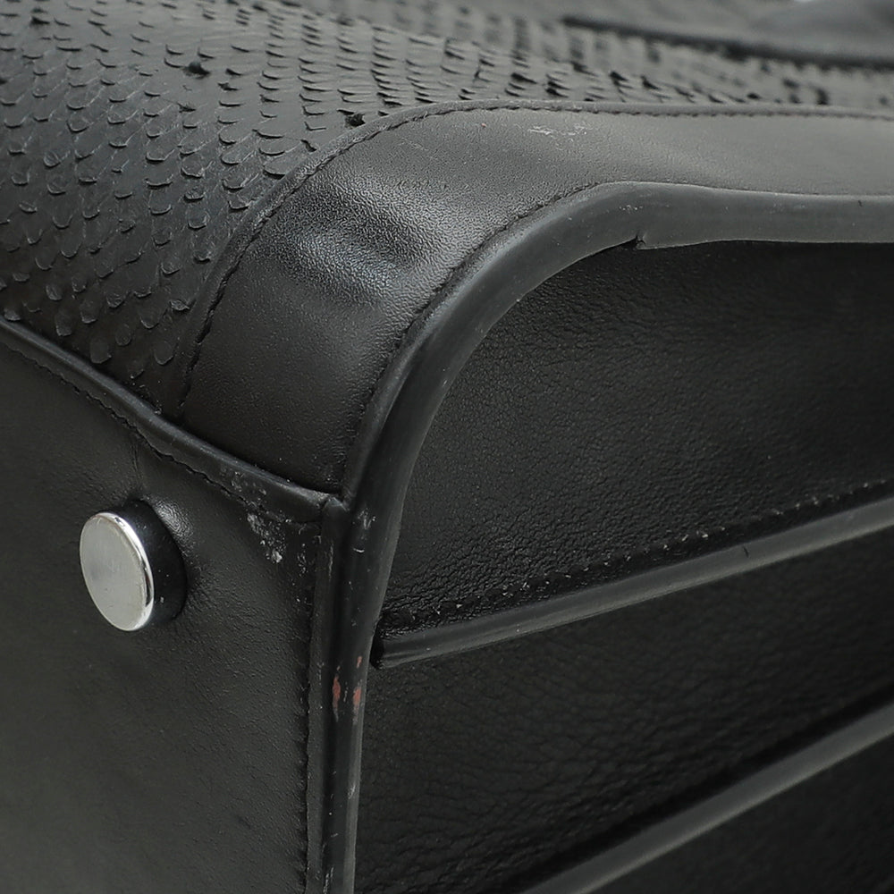 YSL Black Python & Calf Sac De Jour Bag-YSL-THE CLOSET