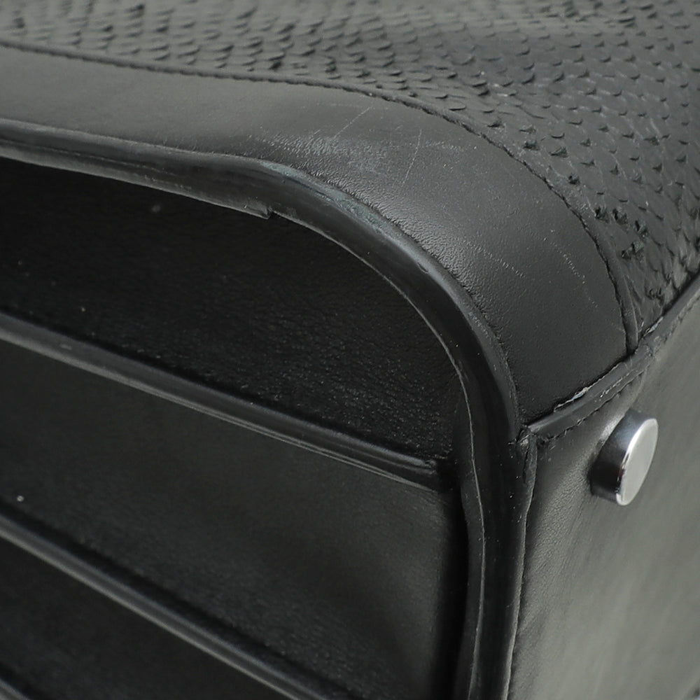 YSL Black Python & Calf Sac De Jour Bag-YSL-THE CLOSET