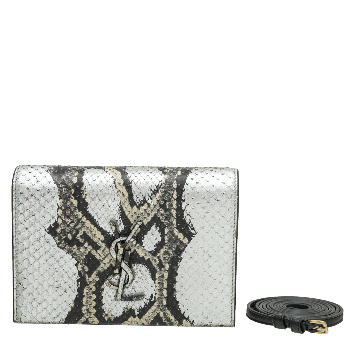 YSL Tricolor Python Toy Kate Strap Wallet-YSL-THE CLOSET