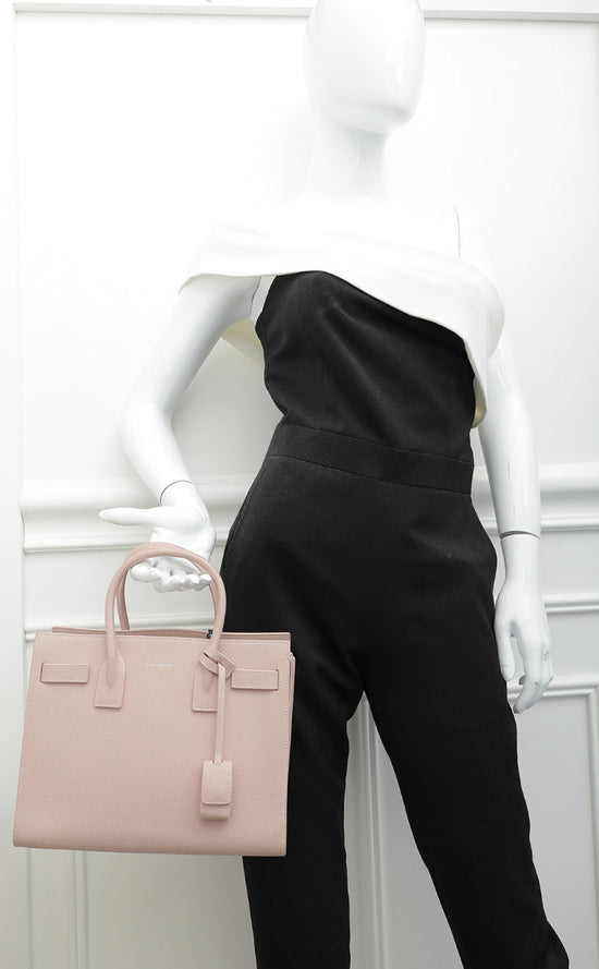 YSL Light Pink Sac De Jour Bag