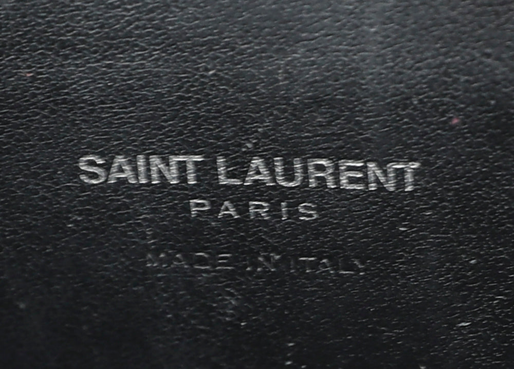 YSL Black Croc Embossed Sac De Jour Nano Bag-YSL-THE CLOSET