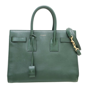 YSL Green Sac De Jour Small Bag