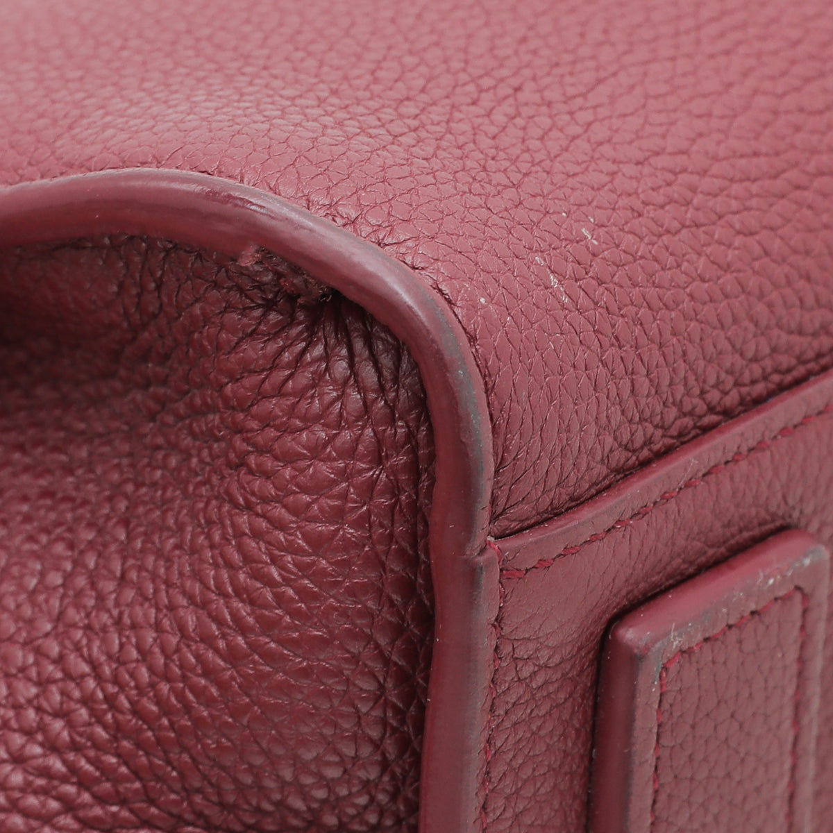 YSL Burgundy Sac De Jour Souple Nano Bag-YSL-THE CLOSET