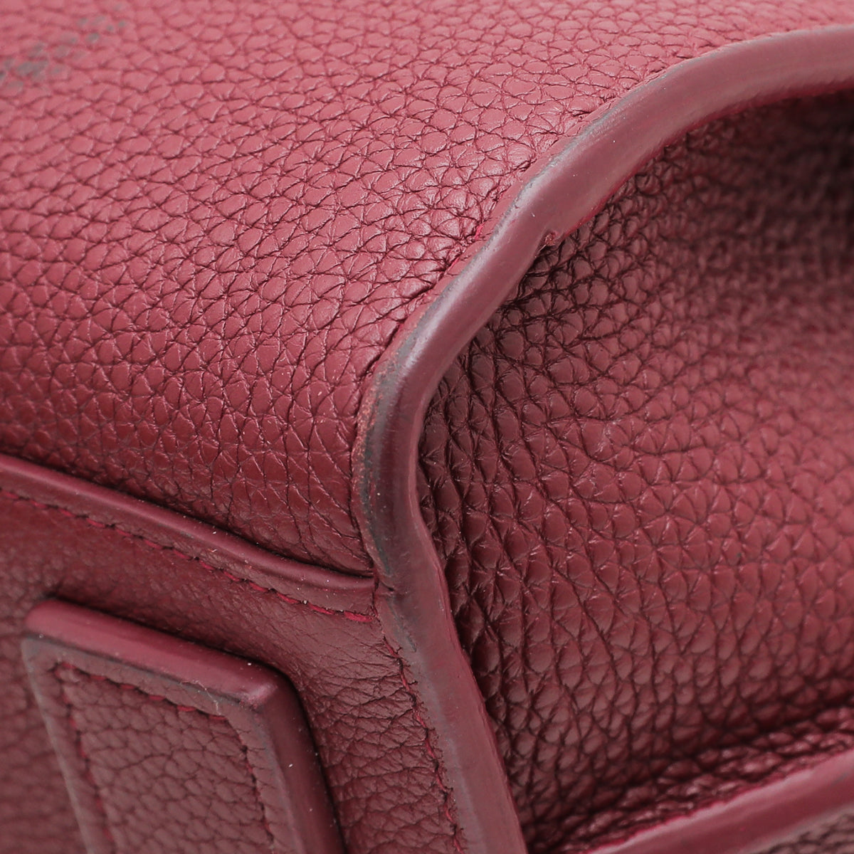 YSL Burgundy Sac De Jour Souple Nano Bag-YSL-THE CLOSET