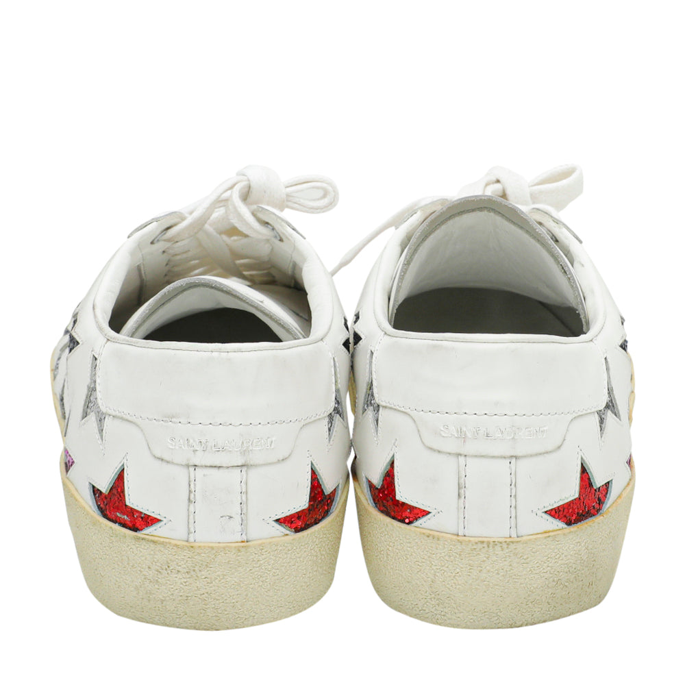 YSL White Multicolor Stars Court Classic SL-06 California Sneakers 44-YSL-THE CLOSET