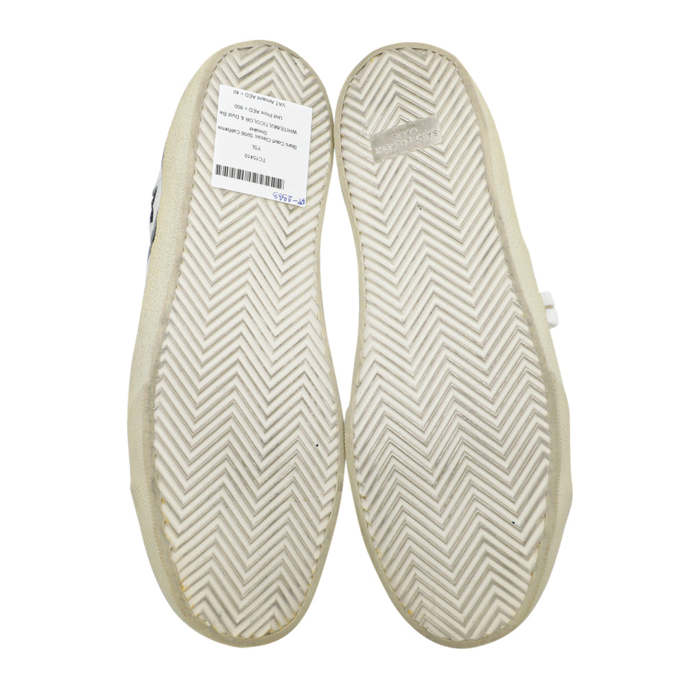 YSL White Multicolor Stars Court Classic SL-06 California Sneakers 44-YSL-THE CLOSET