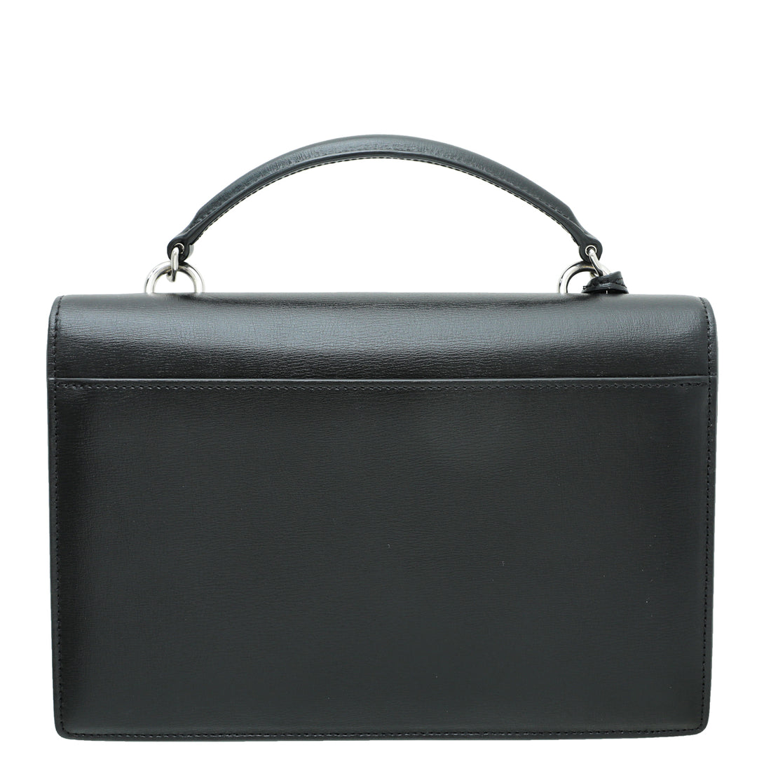 YSL Black Sunset Top Handle Satchel Bag The Closet